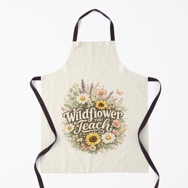 Artikelvorschau, Wildflower Teacher Floral Typography entworfen und verkauft von Chic_Clip_Craft.