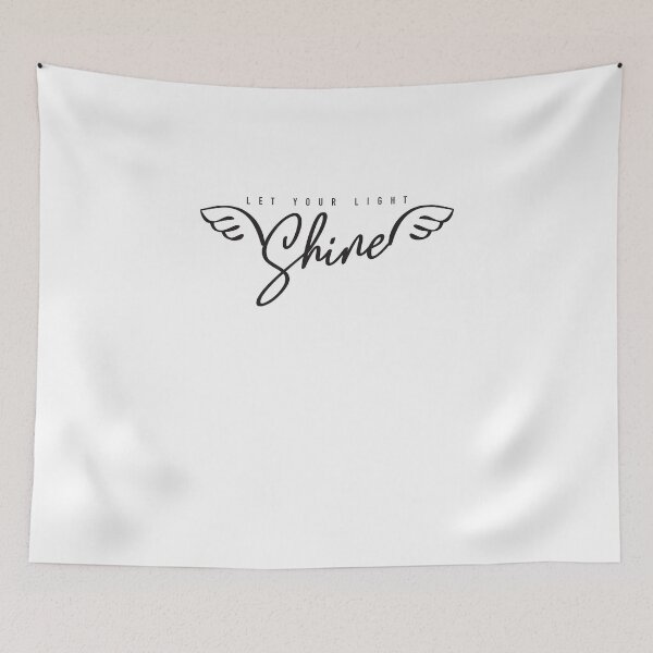 Item preview, Let Your Light Shine Angel Wings Christian designed and sold by The secret storage room.