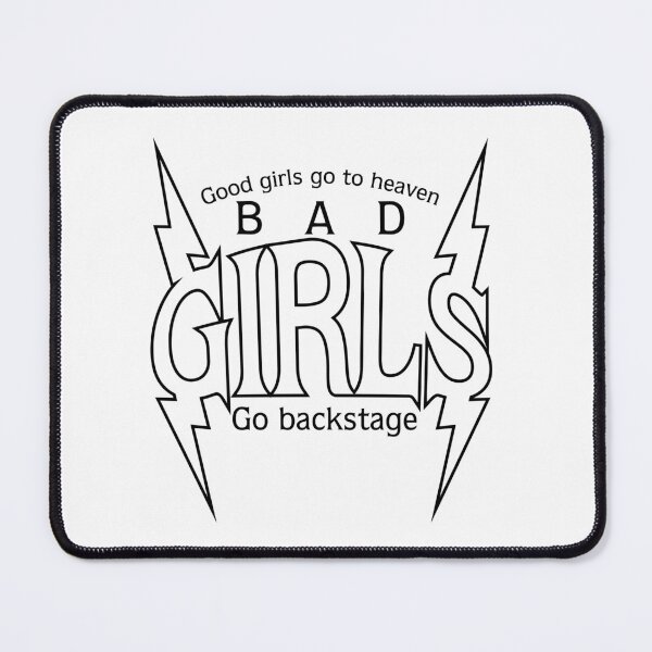 Item preview, Bad Girls Go Backstage Retro Rock Lightning Bolt designed and sold by The secret storage room.