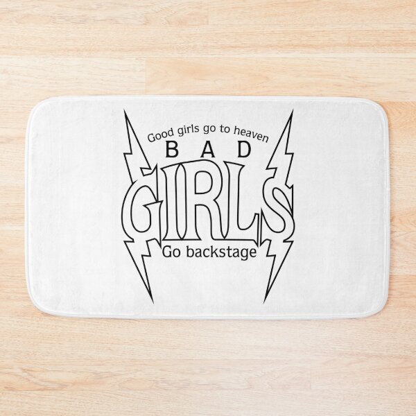 Item preview, Bad Girls Go Backstage Retro Rock Lightning Bolt designed and sold by The secret storage room.