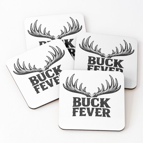 Item preview, Buck Fever Vintage Deer Hunting Antlers Design designed and sold by EastEndTownie.