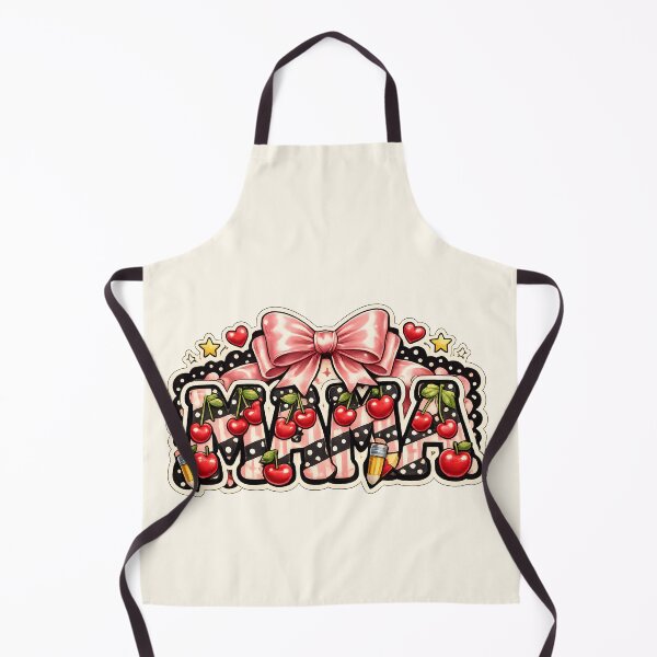 Item preview, Cherry Bow Mama Retro Typography designed and sold by Chic_Clip_Craft.