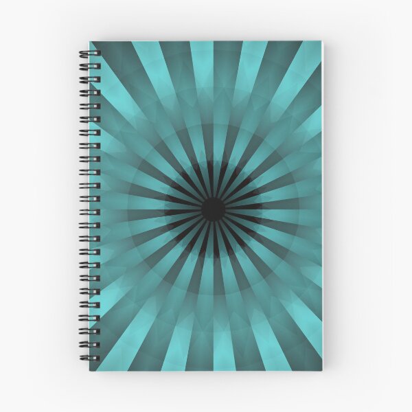 Item preview, Teal Sunburst Blending Rays designed and sold by IntelliMindDesigns.