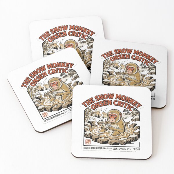 Item preview, THE SNOW MONKEY ONSEN CRITIC designed and sold by nurusubetei.