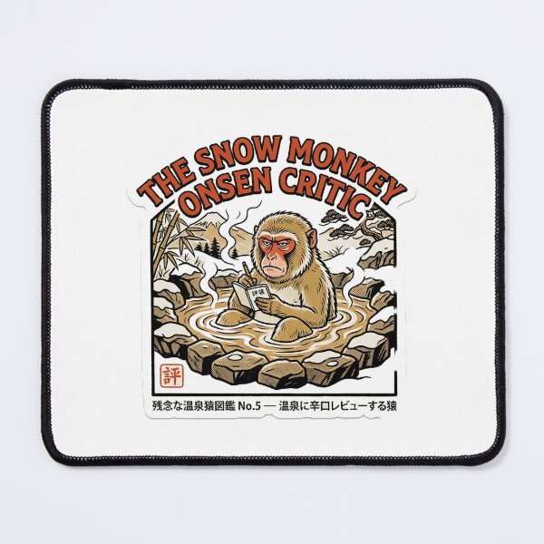 Item preview, THE SNOW MONKEY ONSEN CRITIC designed and sold by nurusubetei.