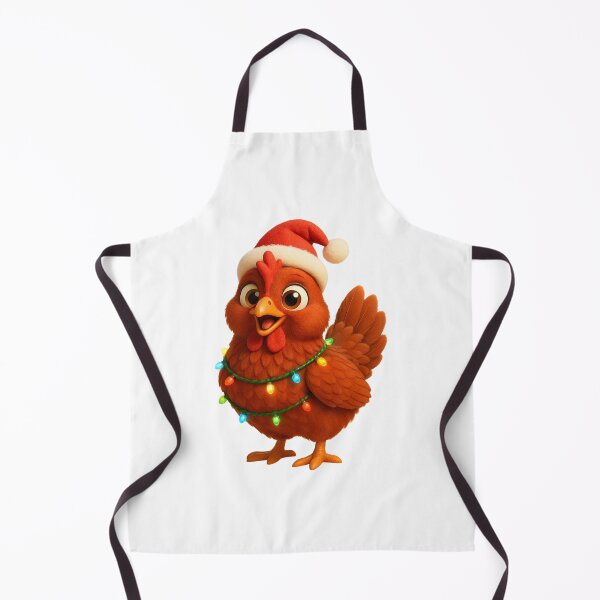 Item preview, Christmas New Hampshire Red Chicken designed and sold by Sillytoe.