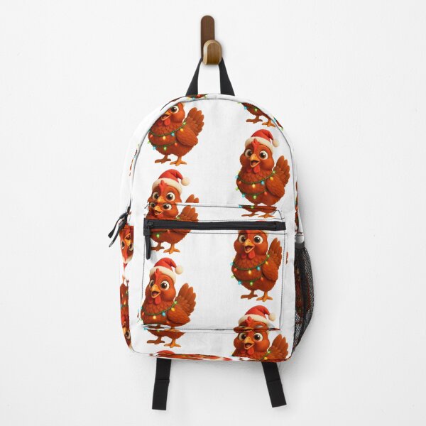 Item preview, Christmas New Hampshire Red Chicken designed and sold by Sillytoe.