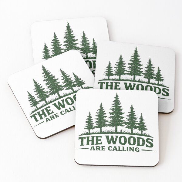 Item preview, The Woods Are Calling Vintage Outdoor Forest Design designed and sold by EastEndTownie.