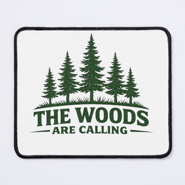 Item preview, The Woods Are Calling Vintage Outdoor Forest Design designed and sold by EastEndTownie.