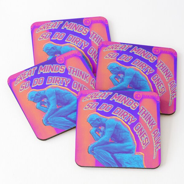 Item preview, Great minds think alike...  So do dirty ones!  designed and sold by FeralCatDad.