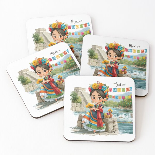 Item preview, Kawaii Chibi Mexican girl designed and sold by KawaiiGeo.