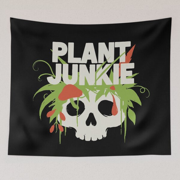 Item preview, Plant Junkie Botanical Skull Art designed and sold by fish-eye.