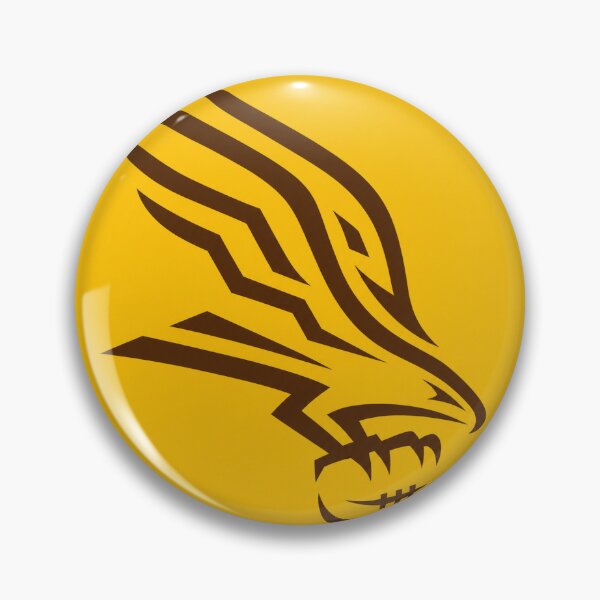 Item preview, Hawthorn Hawks Retro AFL Logo designed and sold by Luke Foran Sports Art.