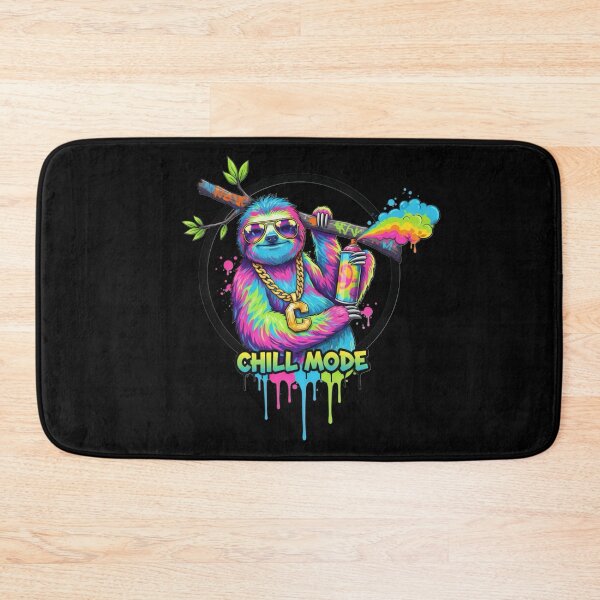 Item preview, Chill Mode Sloth Graffiti Art, Neon Hip Hop Cartoon Animal Relaxed Lifestyle Gift designed and sold by Whisky1111.