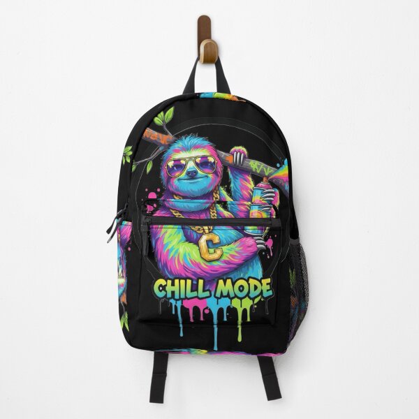Item preview, Chill Mode Sloth Graffiti Art, Neon Hip Hop Cartoon Animal Relaxed Lifestyle Gift designed and sold by Whisky1111.