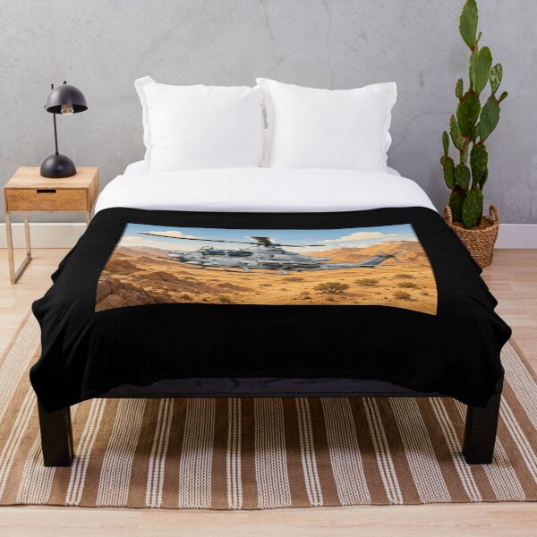 Item preview, AH-1Z Viper Helicopter in a Desert Background designed and sold by swycinskydesigns.