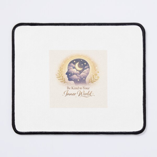 Item preview, Painterly “Be Kind to Your Inner World” Art designed and sold by Inner Bloom Studio.
