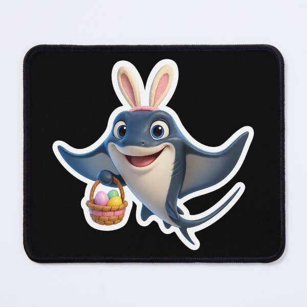 Item preview, Easter Manta Ray designed and sold by Sillytoe.
