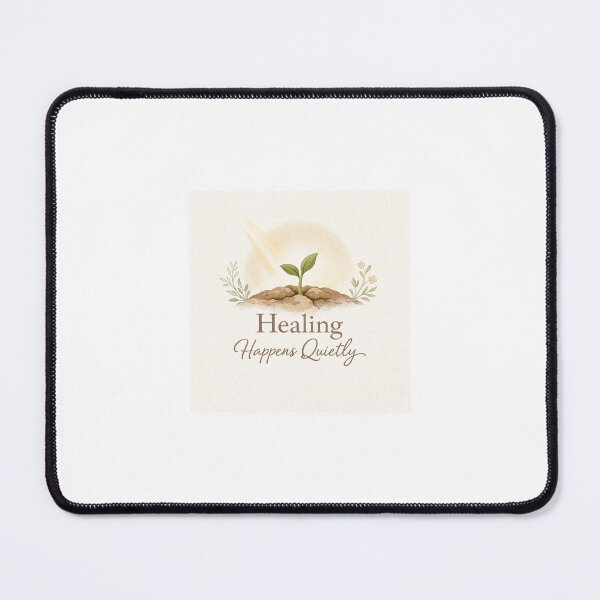 Item preview, Painterly “Healing Happens Quietly” Art designed and sold by Inner Bloom Studio.