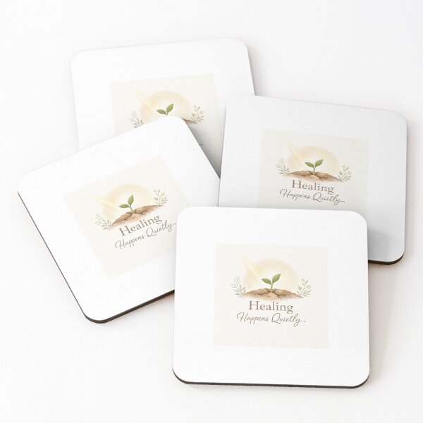 Item preview, Painterly “Healing Happens Quietly” Art designed and sold by Inner Bloom Studio.