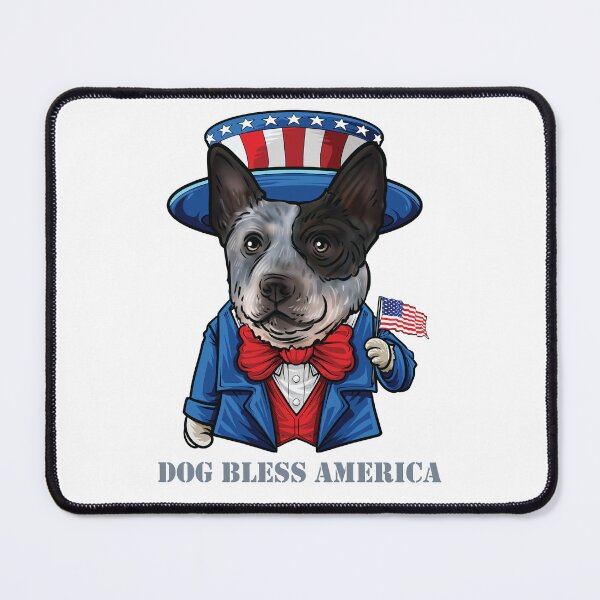 Item preview, Australian Cattle Dog Bless America designed and sold by whyitsme.