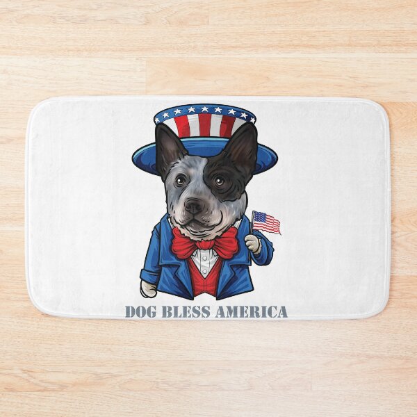 Item preview, Australian Cattle Dog Bless America designed and sold by whyitsme.