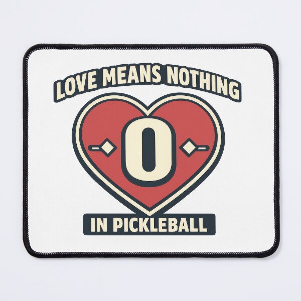 Item preview, Love Means Nothing Pickleball Score Pun designed and sold by gagepd.