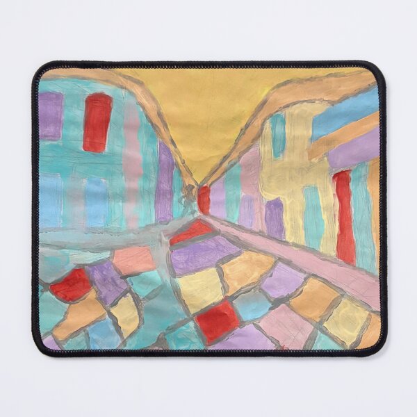 Item preview, Painterly Pastel Street Scene of Renewal designed and sold by Inner Bloom Studio.