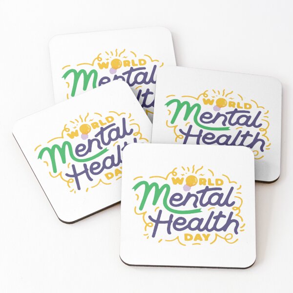 Item preview, World Mental Health Day Inspirational Typography designed and sold by debbiebento.