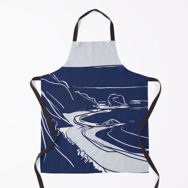 Item preview, California state - Blue Abstract Art designed and sold by shadow-bloom.