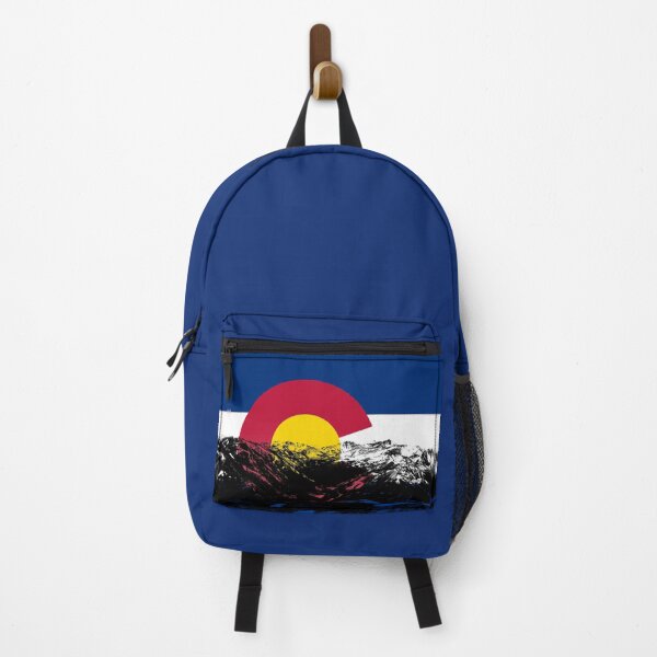 Item preview, Gift for the Outdoors | Colorado State Flag with Mountains | Western USA | Rocky Mountains designed and sold by swycinskydesigns.