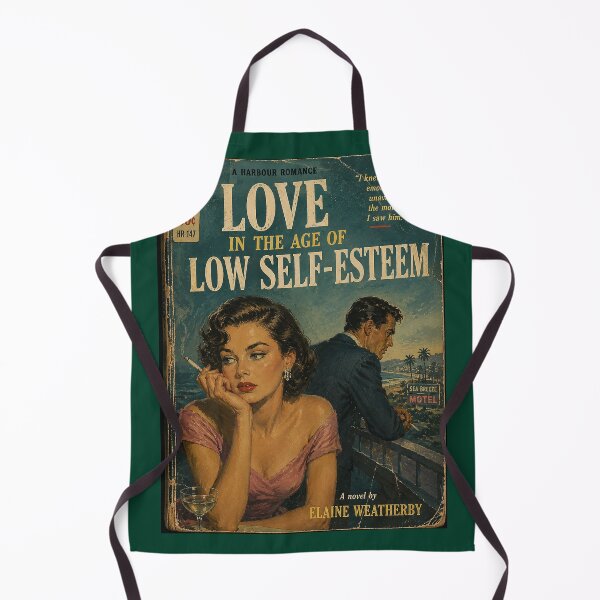 Item preview, Love in the Age of Low Self-Esteem | Vintage Romance Novel Parody Shirt | Retro Paperback Book Cover Tee | Literary Humor Aesthetic designed and sold by DiamondSkyShirt.