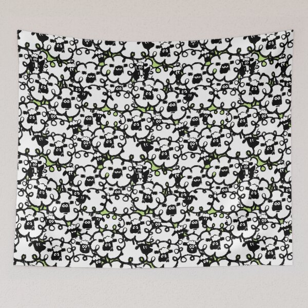 Item preview, Flock of Sheep Pattern and Sheppard dog designed and sold by SusanaDesigns.