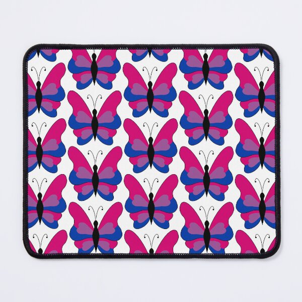 Item preview, Bisexual Pride butterflies designed and sold by Celeste Bocchicchio-Chaudhri.