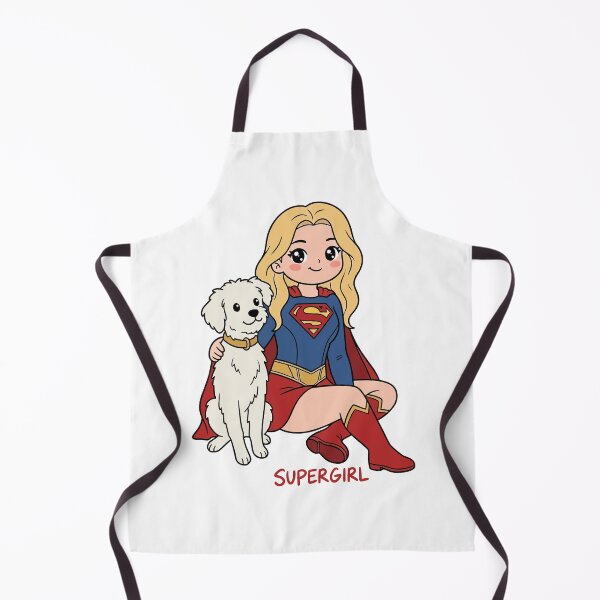 Item preview, Title: Kawaii Galactic Duo – Supergirl & Krypto designed and sold by What you are is Beautiful.