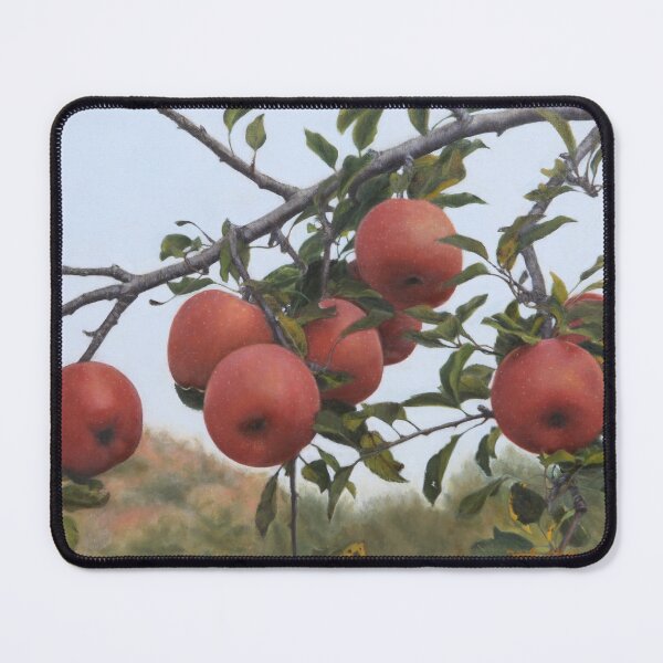 Item preview, Ripe Red Apples on the Tree, Orchard Fruit Art designed and sold by HaedamArt.