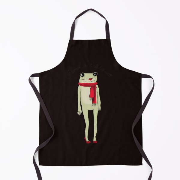Item preview, Frog In Heels Scarf Memory Quote  designed and sold by SATA-9TALA.