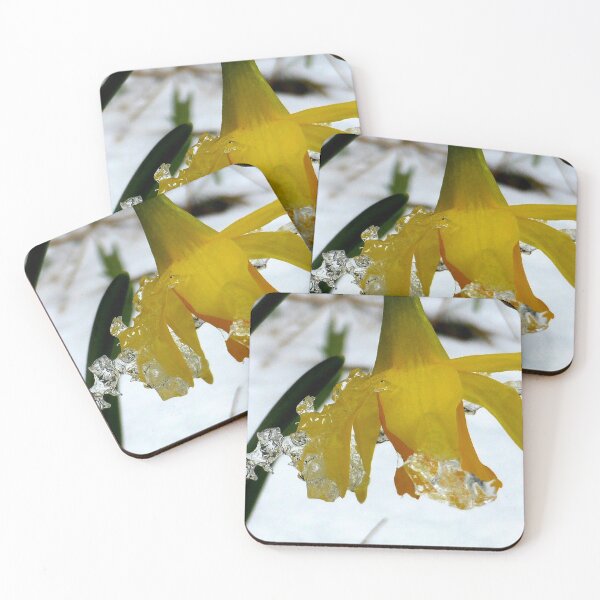 Item preview, ice on daffodil petals  designed and sold by 6059.