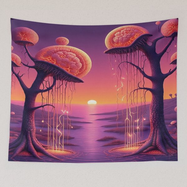Item preview, Brain Forest Sunset designed and sold by CuriousEcho.