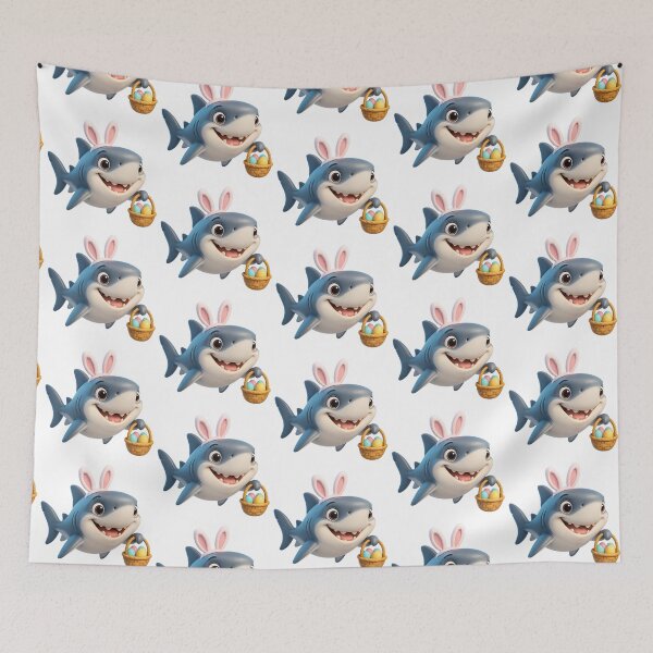 Item preview, Easter Porbeagle Shark designed and sold by Sillytoe.