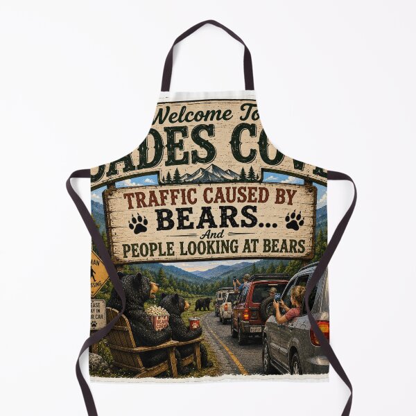 Item preview, Cade Cove - Bear Traffic alert designed and sold by PaulKlor.
