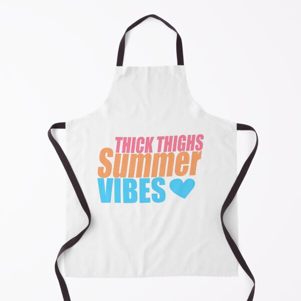 Item preview, Thick Thighs Summer Vibes Bold Stacked Heart designed and sold by Somethings Wicked.