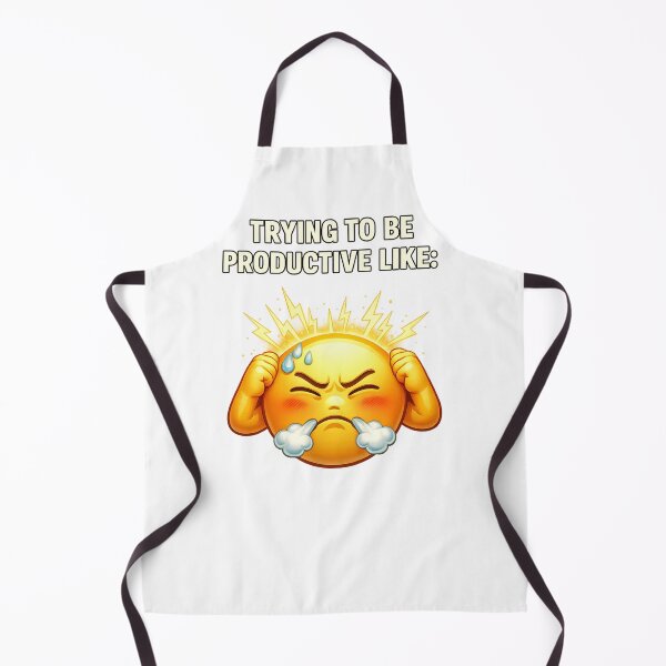 Item preview, Trying to Be Productive Like... Funny Stressed Emoji Meme designed and sold by ViralStickShop.