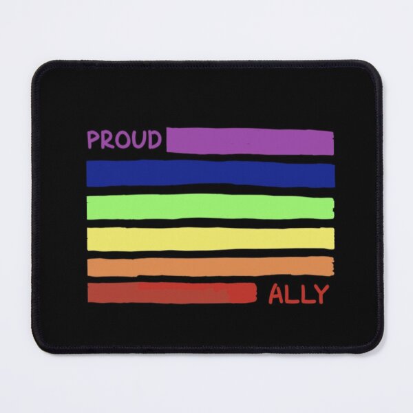 Item preview, LGBTQ+ "proud ally" designed and sold by fideskizal.