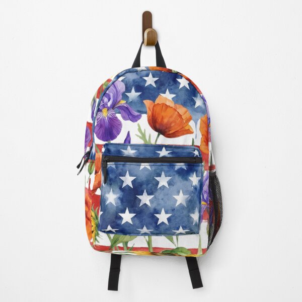 Item preview, Sunflower American Flag Floral Patriotic USA Design designed and sold by LiveLearnCreate.