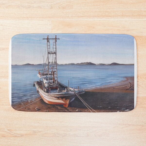 Item preview, The Isolated Boat at Twilight designed and sold by HaedamArt.
