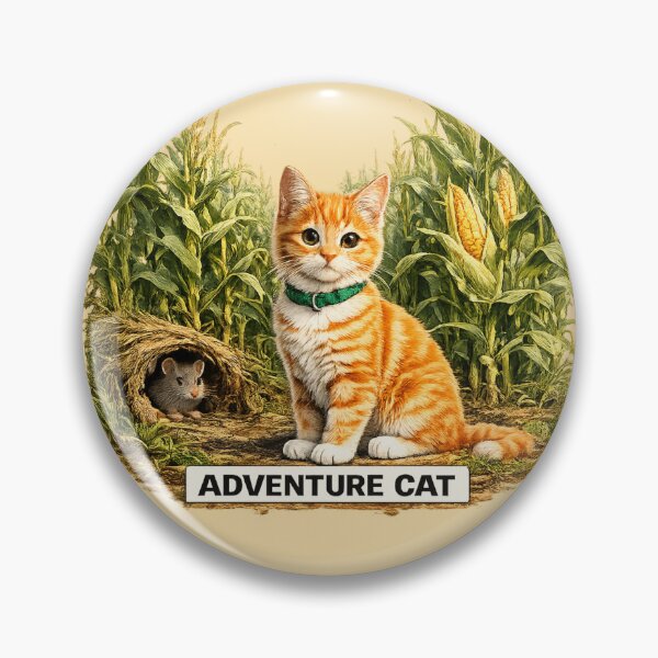 Item preview, Adventure Kitten in Nature Corn Field designed and sold by Northcrest Co..