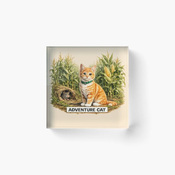 Item preview, Adventure Kitten in Nature Corn Field designed and sold by Northcrest Co..