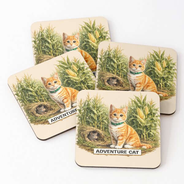 Item preview, Adventure Kitten in Nature Corn Field designed and sold by Northcrest Co..