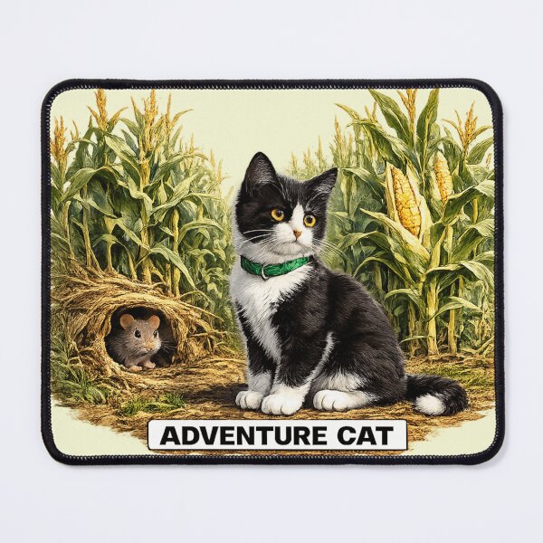 Item preview, Adventure Kitten in cornfield with hidden mouse designed and sold by Northcrest Co..